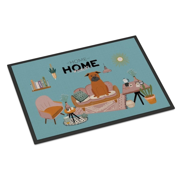 Carolines Treasures 18 x 27 in. Chinese Chongqing Dog Sweet Home Indoor or Outdoor Mat CK7956MAT - main
